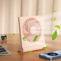 Top Seller Adjustable Angle Wind Speed Circulate Wind Rechargeable Fold USB Fan for Bedroom