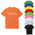 European CE Certified Sport Breathable T-Shirt for Men 100% Polyester New Style Custom Print Blank Plain Twill Fabric