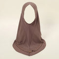 2023 Hot Selling New Arrival Muslim Women Hijab Undercap Plain Bonnets Hot Drilling Chiffon Instant Hijab