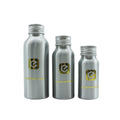 Empty Silver Aluminum Refillable Bottle with Screw Lid for Lotion  Essential Oil and Liquid