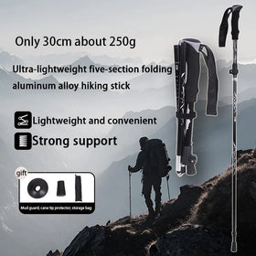 Trekking Poles Nordic Walking Poles Aluminum Trekking Sticks Foldable Hiking Pole Folding Hiking Stick Walking Sticks