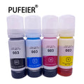 70ML Bottle Premium 003 Refill Dye Ink Compatible for Epson L3110 L3150 L3116 L3156 L3100 L3101 L3150 L5190 Inkjet Printer Ink