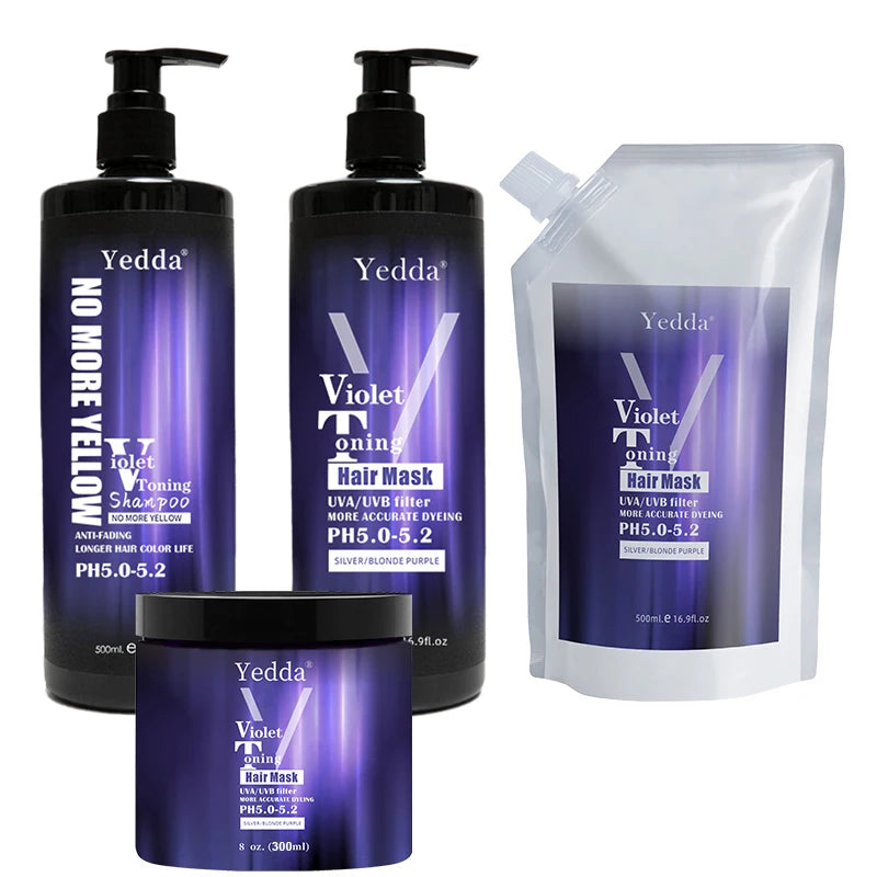 Private Label Silver Blonde Hair Color protection Shampoo Say Good Bye to Yellow Hair Purple Shampoo for Blonde Hair