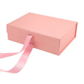Foldable Black Printed Paper Box Gift Box Packaging Box with Golden Foil logo Printing
