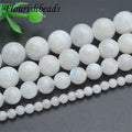4mm 6mm 8mm 10mm 12mm Natural Stone Smooth Round Rainbow Moonstone Beads for Jewelry Necklace Bracelet  Making