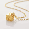 Inspire Jewelry Muslim Islam Scripture Arabic Middle East Islamic Quran Arab Religion Gold Kaaba Necklace Religious Jewelry