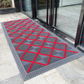 Heavy Duty Waterproof Outdoor Non-Slip Door Mat Modern Luxury Snow Mud Removal Tile Module Dust Proof Supermarket Interlocking