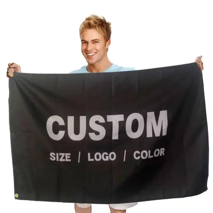 Promotional Product Custom Flag 3x5ft Sublimation Blank Logor 100%Polyester Country Flags 3x5 Custom Flag Banner