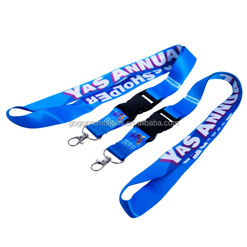 No Minimum Order Manufacturer Cheap Personalized Neck Strap Printing Polyester Sublimation Lanyards With Logo Printed