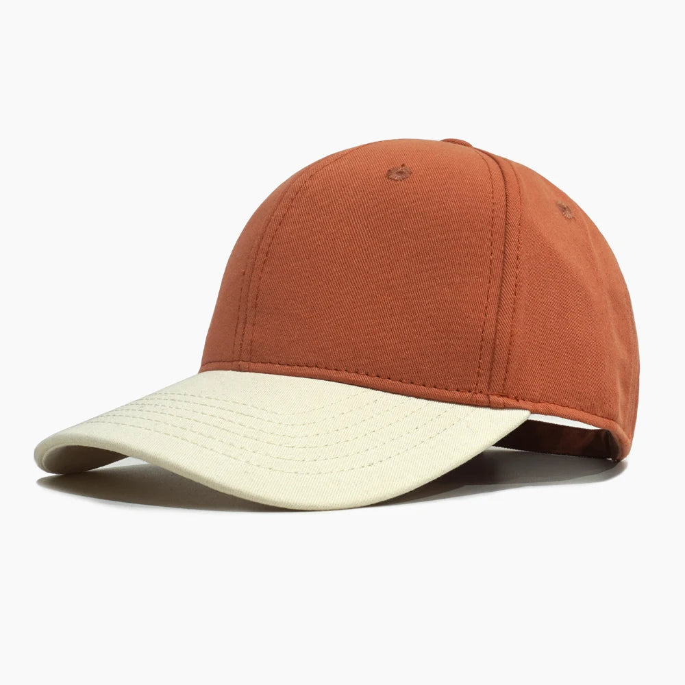 Best Cotton Two Tones Baseball Cap Dad Hat Custom Wholesale Sports Cap 6 Panel High Profile Snapback Hat Golf Gorras