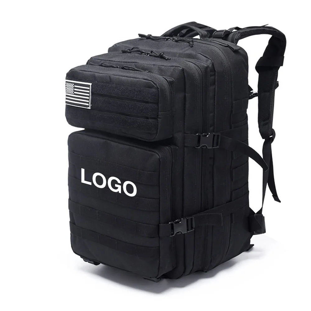 45L Camouflage Molle Tactical Backpack for Outdoor Training Fashionable Waterproof Riding & Hiking for Hunting & CS