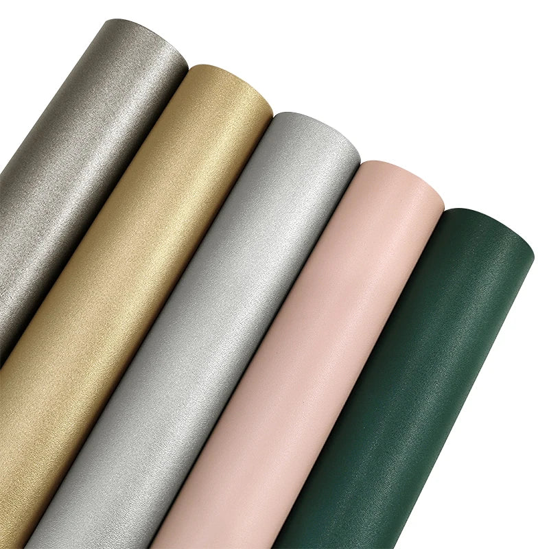 Solid Color Plain Color Soft Low Price Sofa Leather Upholstery Synthetic Leather for Wallet Key Chain Making