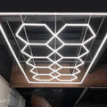 GE8001 Hexagon LED Light RGB for Car Body Repair and Garage Ceiling Lamp