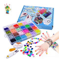 2025 Factory Wholesale JLT Brand Soft Ceramic Porcelain Polymer Clay Beads Kid Diy Flat 24 Colors Jewelry Bracelet Making Kit