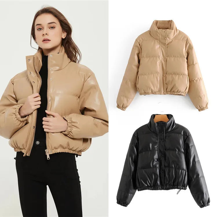 LAYENNE PU OEM Plus Size PU Leather Jacket Famale Faux Leather Jacket Women's Jackets