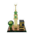 Crystal Glass Makkah Mecca Clock Tower Allah Kaaba Quran Islamic Eid Gift MH-G0440