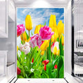 Picture with Full Drill Flower 5D Diamond Painting Square/Round Landscape Rhinestone Diamond Embroidery Home Decor for Adult Kit