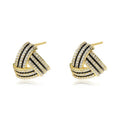 ICEBELA 2026 New Arrival Ladies Earrings Jewelry Women 925 Sterling Silver Gold Plated Zircon Dainty Triangle Earrings for Girls