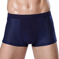 OEM Men's Breathable Underwear Ice Silk Shorts Mesh Hollow Boxer Mid-waist Youth Boxer Soft Mid-Rise Custom Logo