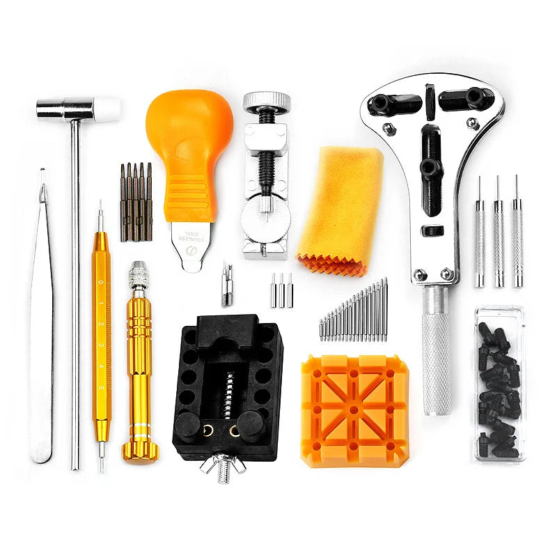 149pcs Watch Repair tool Kit Watch Link Pin Remover Case Opener Spring Bar Remover  Repair WatchTool Kit