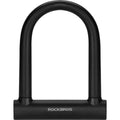 ROCKBROS Bicycle U Lock Anti Hydraulic Shear Battery Electric Motorcycle Anti Theft Lock Portable Key Combination Bike Locks