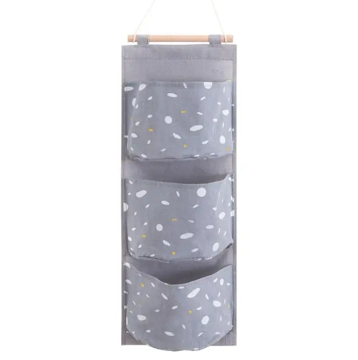 Waterproof Print Oxford Canvas Hanging Toiletry Hanging Bag Organizer Storage Bag