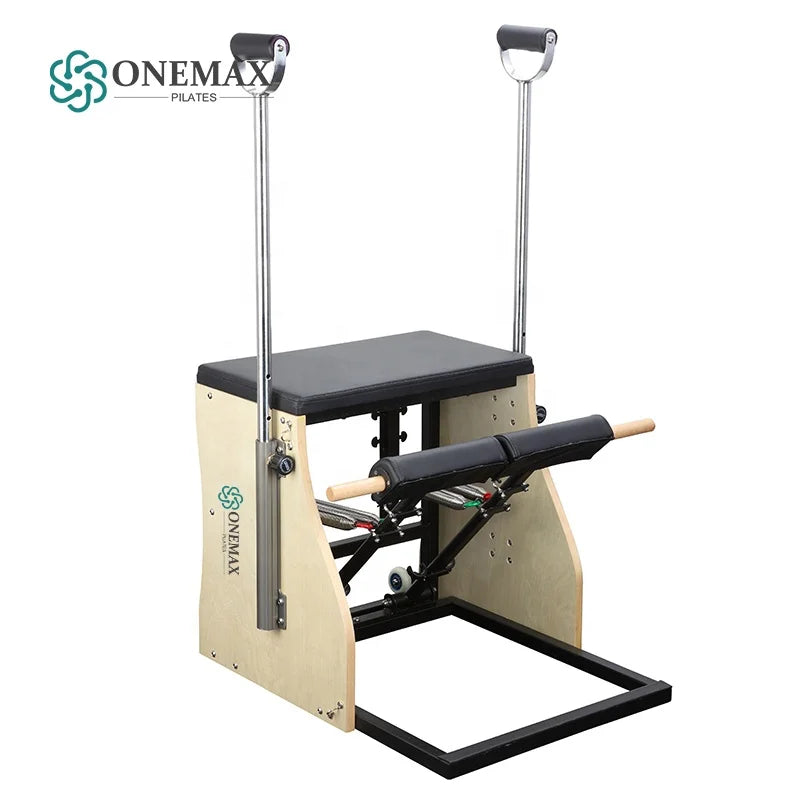 ONEMAX Gym Fitness Equipment Ladder Barrel Cadillac Pilates Reformer Tower Chair Made of Maple Wood Yoga & Pilates Machine