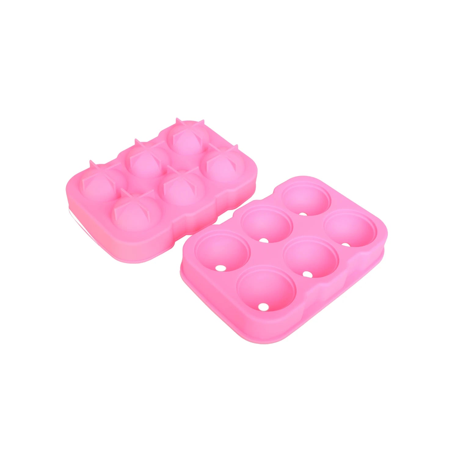 Wholesale Reusable 6-Cup Round Silicone Ice Ball Mold Novelty Colorful Food Grade Cake Tool Safe for Use with Food and Ice