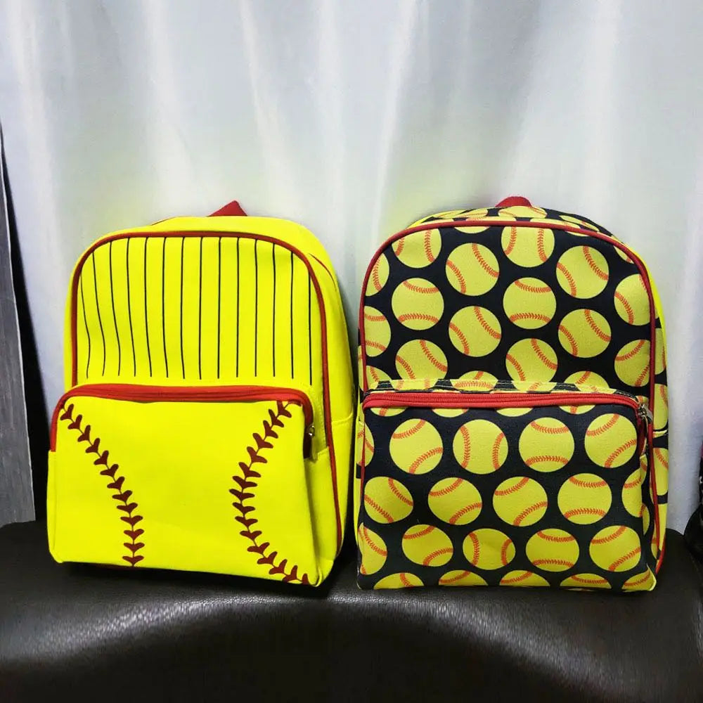 New Arrivals Baseball Travelling Backpack Women Weekender Sports Gym Backpack Bag