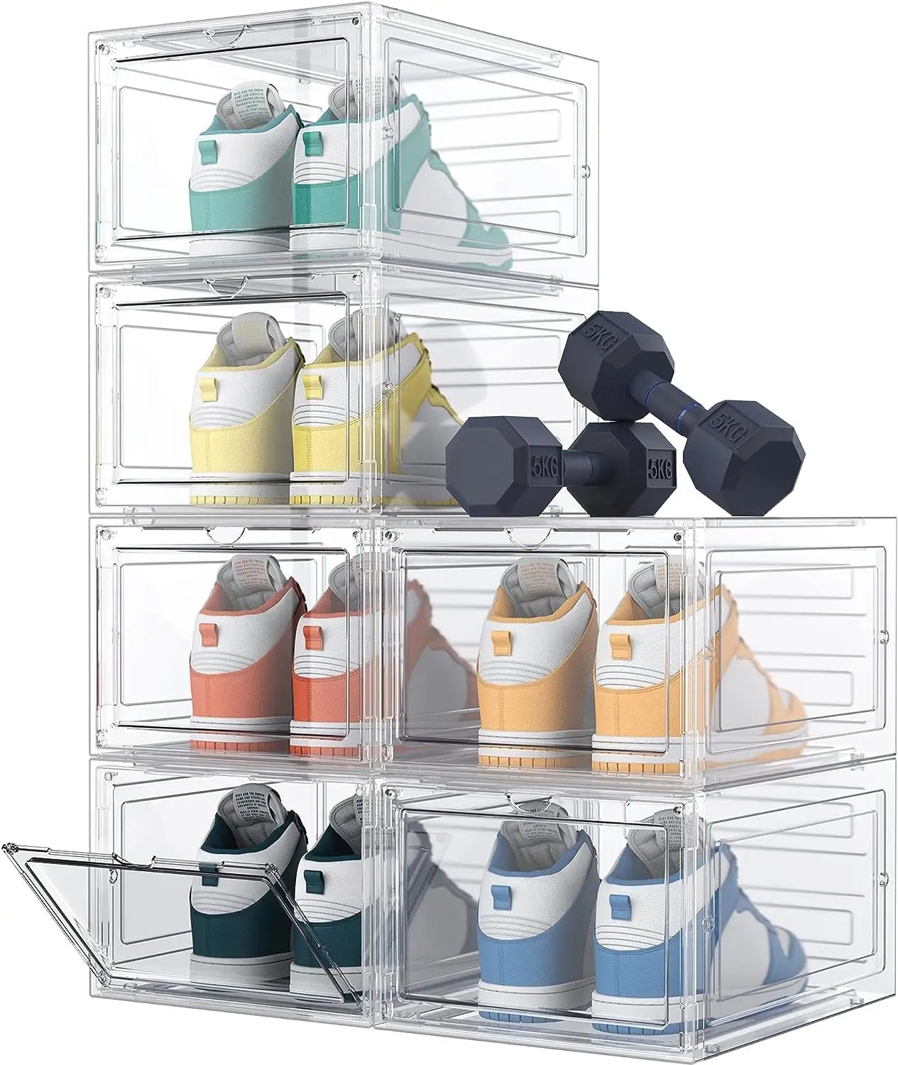 Plastic Foldable Rectangle Wardrobe Organizer Save Space PP Injection-Molded