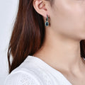 Abiding Fine Jewelry Wholesale Statement White Gold Plated 925 Sterling Silver Earrings