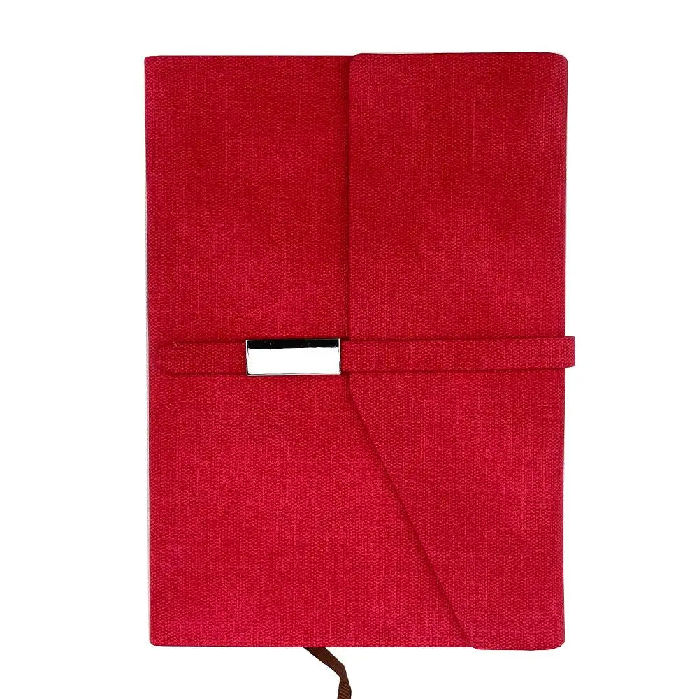 OEM Linen Pu Hardcover Printed Personal Custom Design Daily Planner Journal Notebook with Back Pocket MegaBDM
