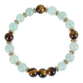 New Fashion Boyfriend Gift New Wealth Gemstone Natural Stone tiger Eyes Aventurine Vintage Jewellery Bracelets for Women Men