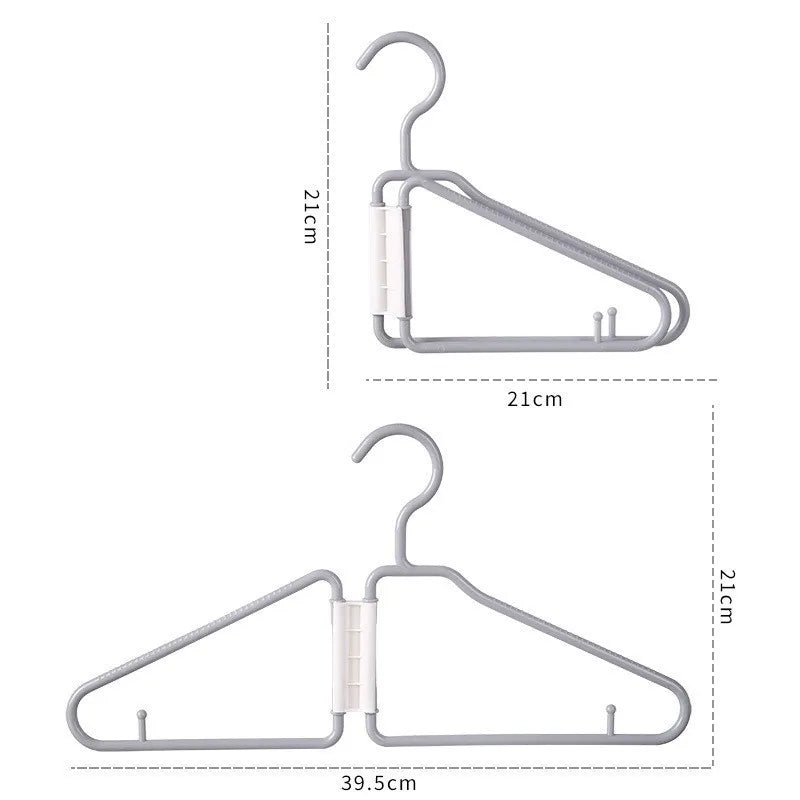 Lavinia Wholesale Multifunction Save Space Half Foldable Hanger Plastic