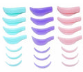 Reusable Lash Lift Pad Rods Eyelash Perm Lash Lifting pink Purple Silicone Pad Lash Lift shields Box Package