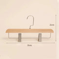 Good Quality Solid Deluxe Wooden Pants Hangers Bottom Slacks Hanger Skirt Hanger