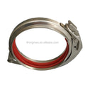 China Supply Pipe Clamp Stainless Steel Flange Collar Clamp for 1mm Dust Removal Duct