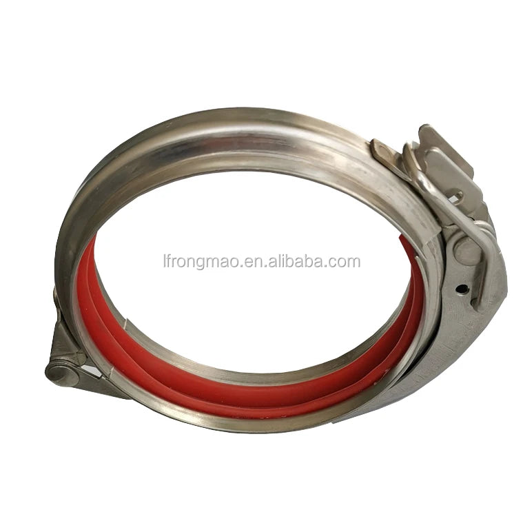 China Supply Pipe Clamp Stainless Steel Flange Collar Clamp for 1mm Dust Removal Duct