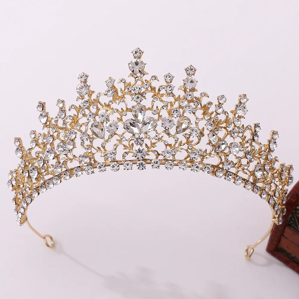 Fashion Wedding Hair Accessories Pageant Crowns Tiaras for Brides