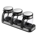 Spice Jar Seasoning Rack With Glass Bottles Spice Holder