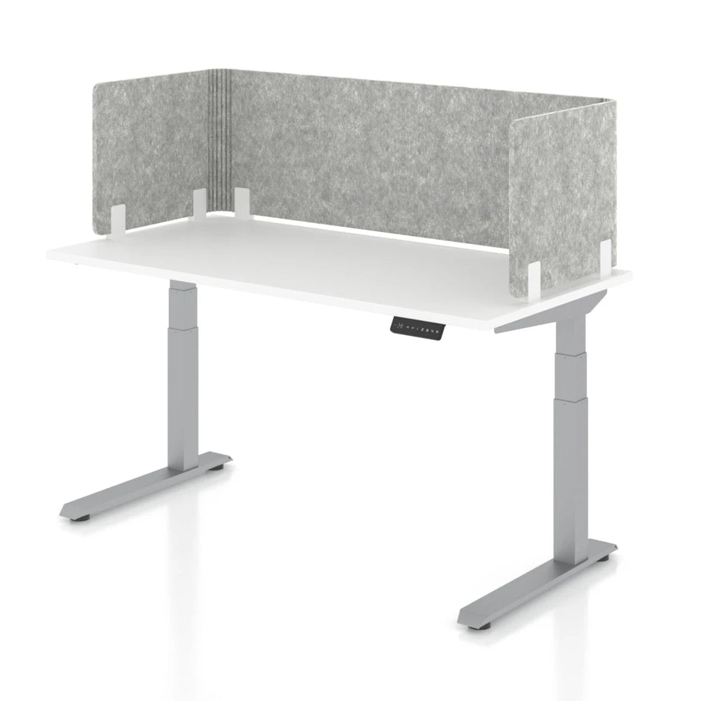 Noise Insulation Polyester Fiber PET Acoustic Privacy Screen Partition Sound Absorbing Acoustic Office Table Divider