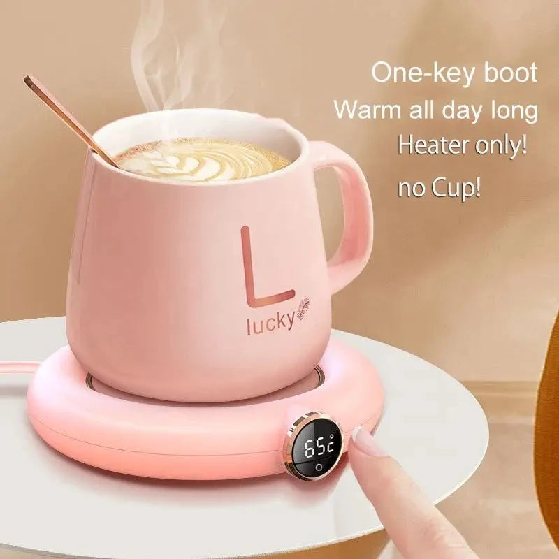 Coffee Mug Warmer Warm Coaster Smart Heating Cup Thermal Insulation Constant Temperature Coaster Heating Pad Desktop