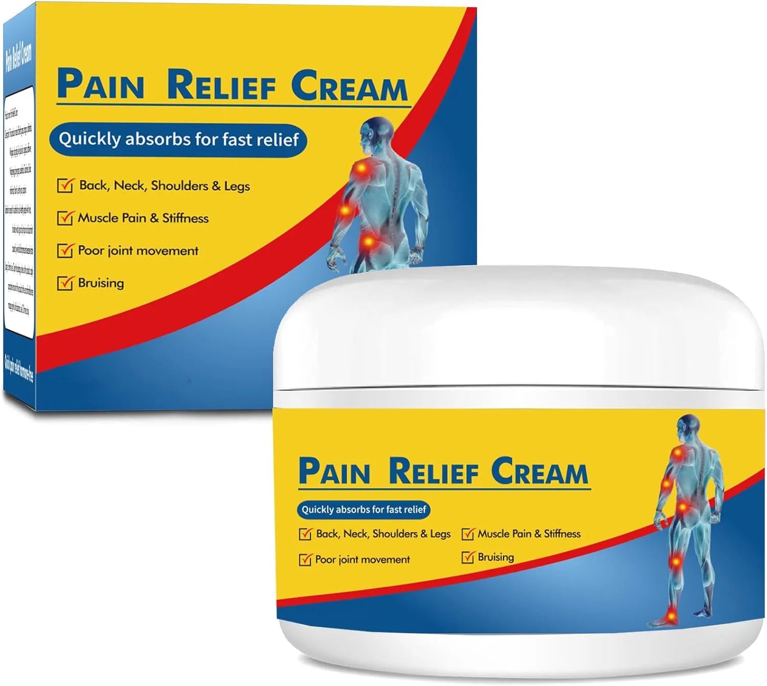 Naturals Arthritis Pain Relief Cream Maximum Strength Deep Penetrating for Joint Muscle Knee Hand Ankle Effective Soothing