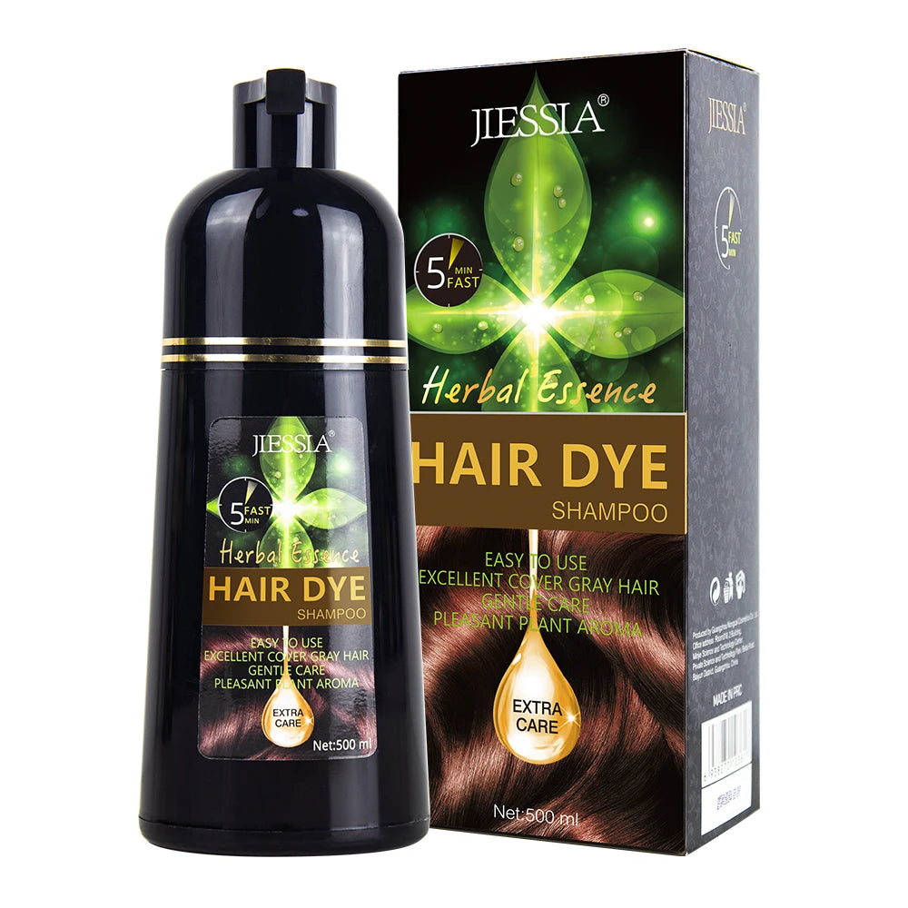 China Professional Hair Color Manufacturer Herbal Permanent Ammonia Free Wholesale Dye Black Hair Shampoo