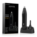 2024 Hot Selling Men Nose Trimmer 2-in-1 Ear & Nose Hair Clipper Electric Portable USB Rechargeable Plastic
