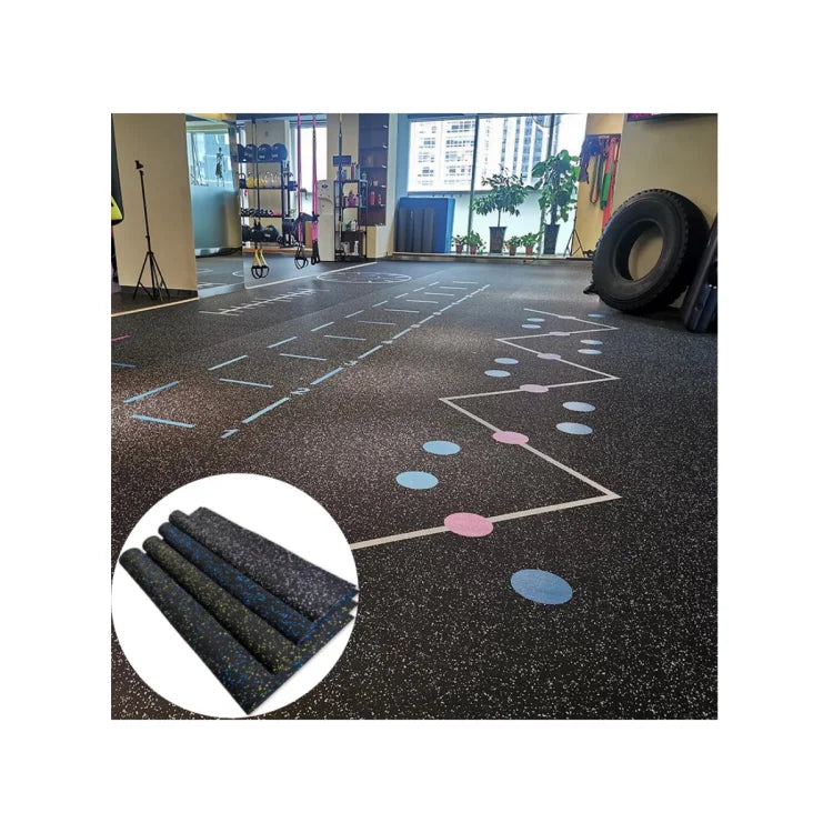 Wholesale Comfort 6mm Gym Epdm Rubber Flooring Mat Rolls
