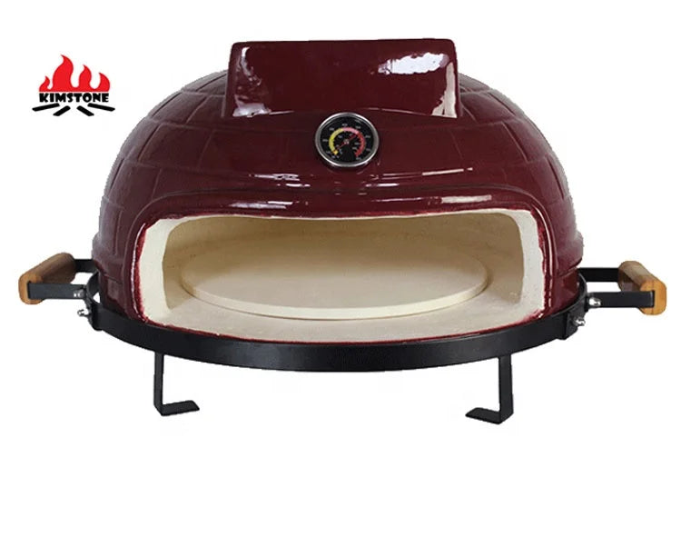 KIMSTONE Second Hand Brick Pizza Oven Italian Woodfired Clay Outdoor Pizza Oven Wood Fired Bbq Charcoal Grill
