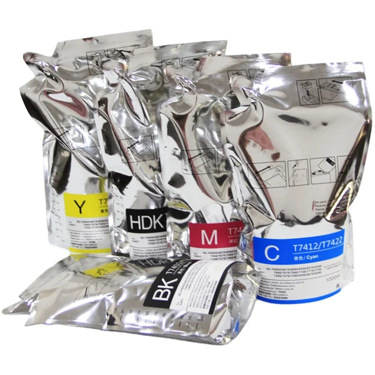 F6070 Ink for Epson F6000 F6070 F6200 F6270 F7000 F7100 F7200 F9200 F9270 Sublimation Dye Ink Bag With Chip