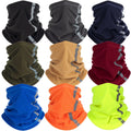 Custom Logo Winter Windproof Cycling Running Bandana Ski Reflective Fleece Neck Gaiter Warmer