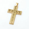 Fashion Classic Enamel 304 Stainless Steel Cross Pendant Men's Necklace Women